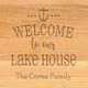 Welcome to Our Lake House Bar Small 10-inch Wood Bar Board Image 3 of 3